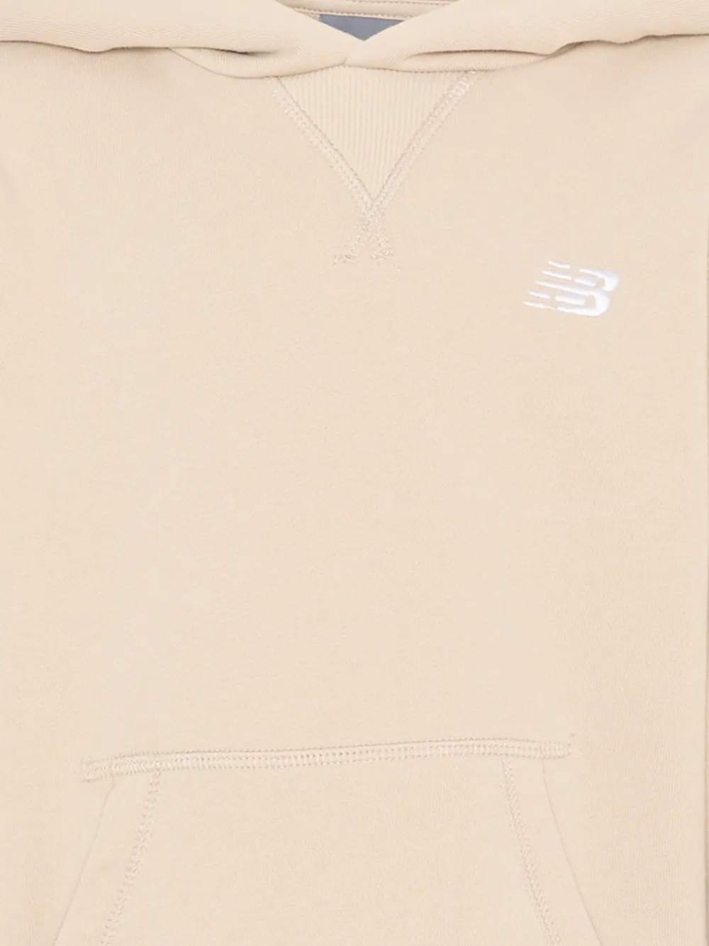 New Balance Kids Hoodie met logodetail Beige