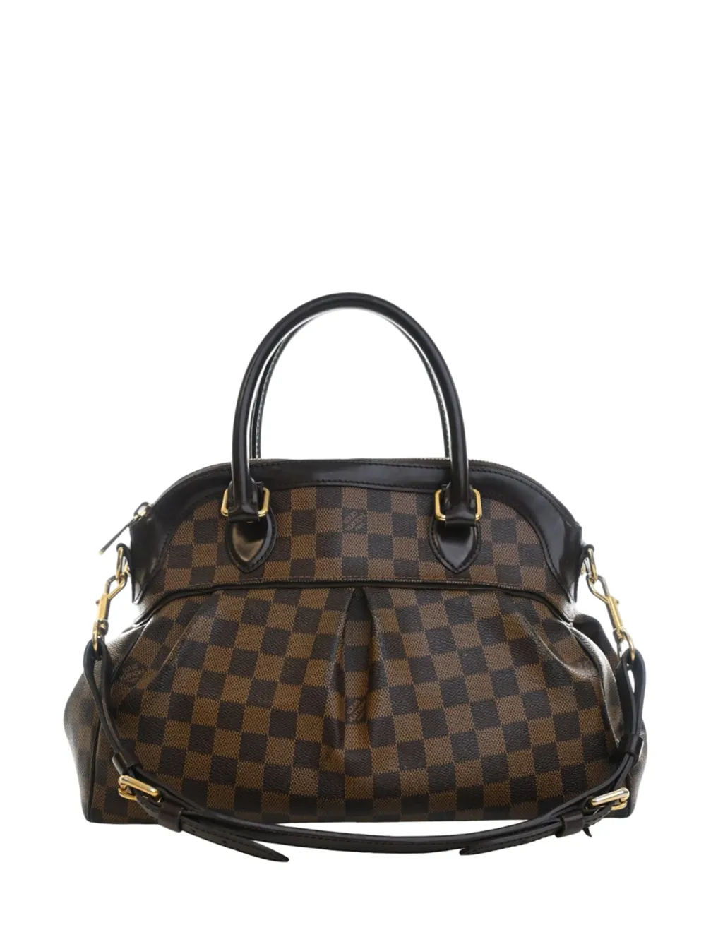 Louis Vuitton Pre-Owned 2012 Damier Ebene Trevi PM satchel - Marrone
