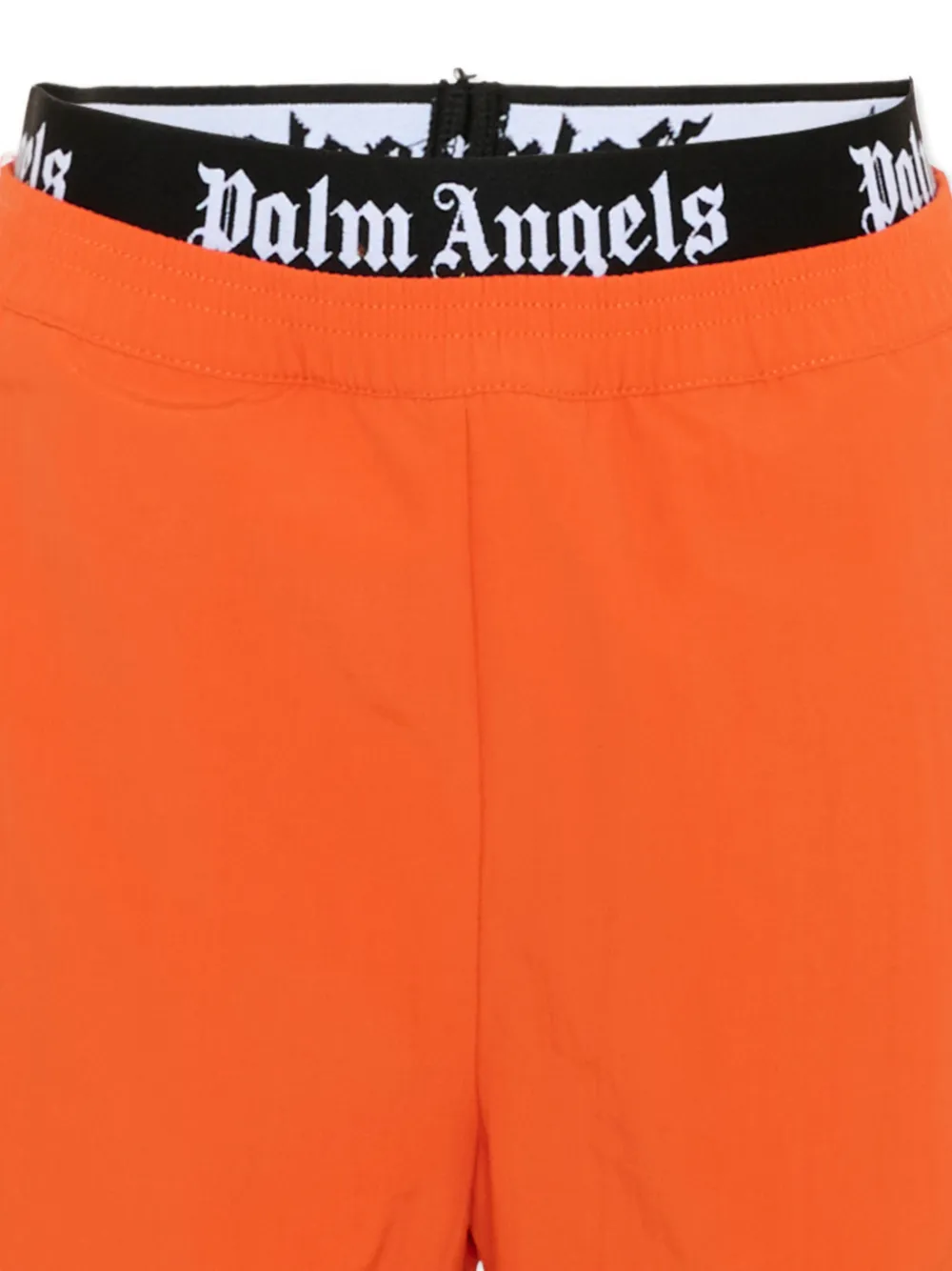 Palm Angels Kids Zwembroek met logoband Oranje