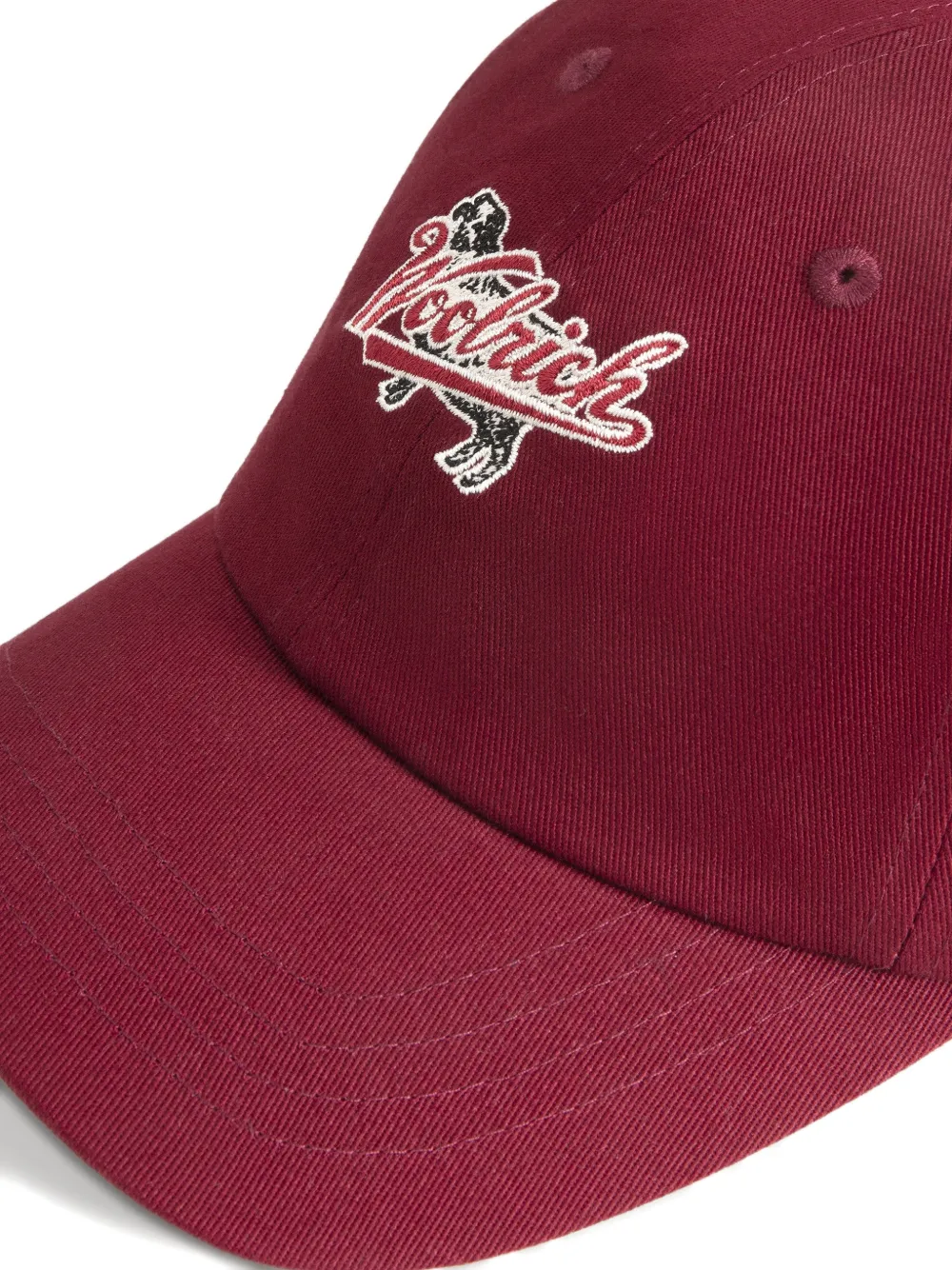 Woolrich Verstelbare honkbalpet met geborduurd logo Rood