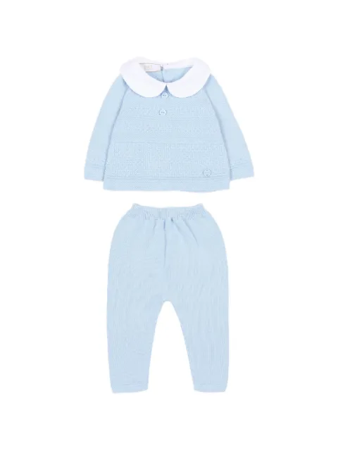 Paz Rodriguez peter pan-collar trousers set