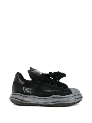 Y♡　（再度） Y's Frayed low-top Sneakers | Black | FARFETCH