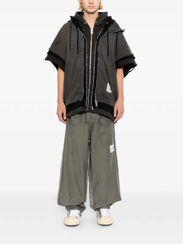 Maison MIHARA YASUHIRO ダメージ パーカー | グレー | FARFETCH JP