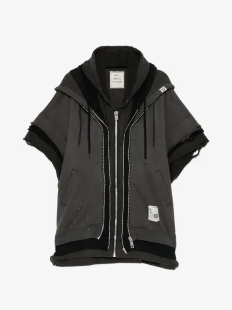 Maison MIHARA YASUHIRO hoodie con efecto envejecido