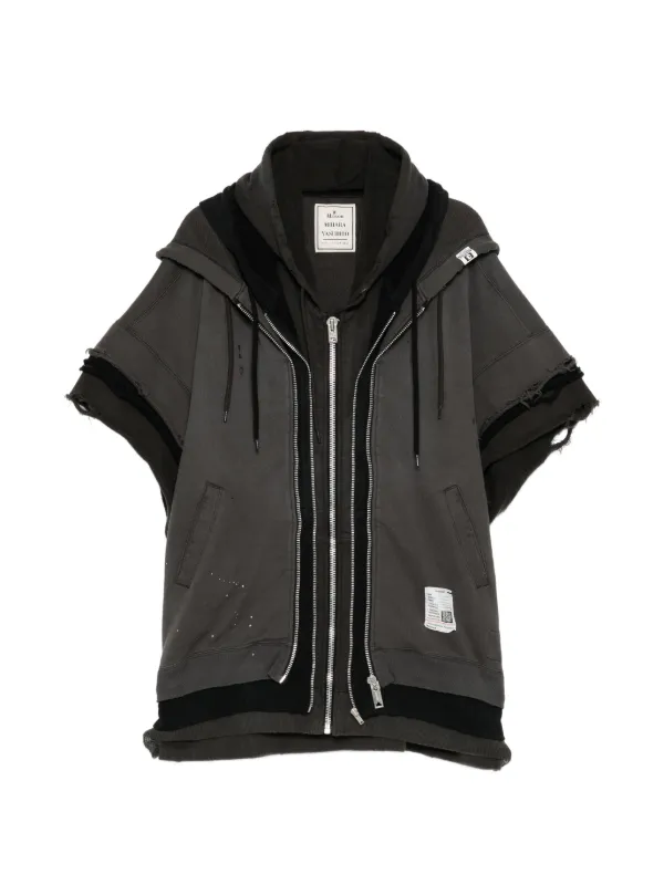 Maison MIHARA YASUHIRO ダメージ パーカー | グレー | FARFETCH JP