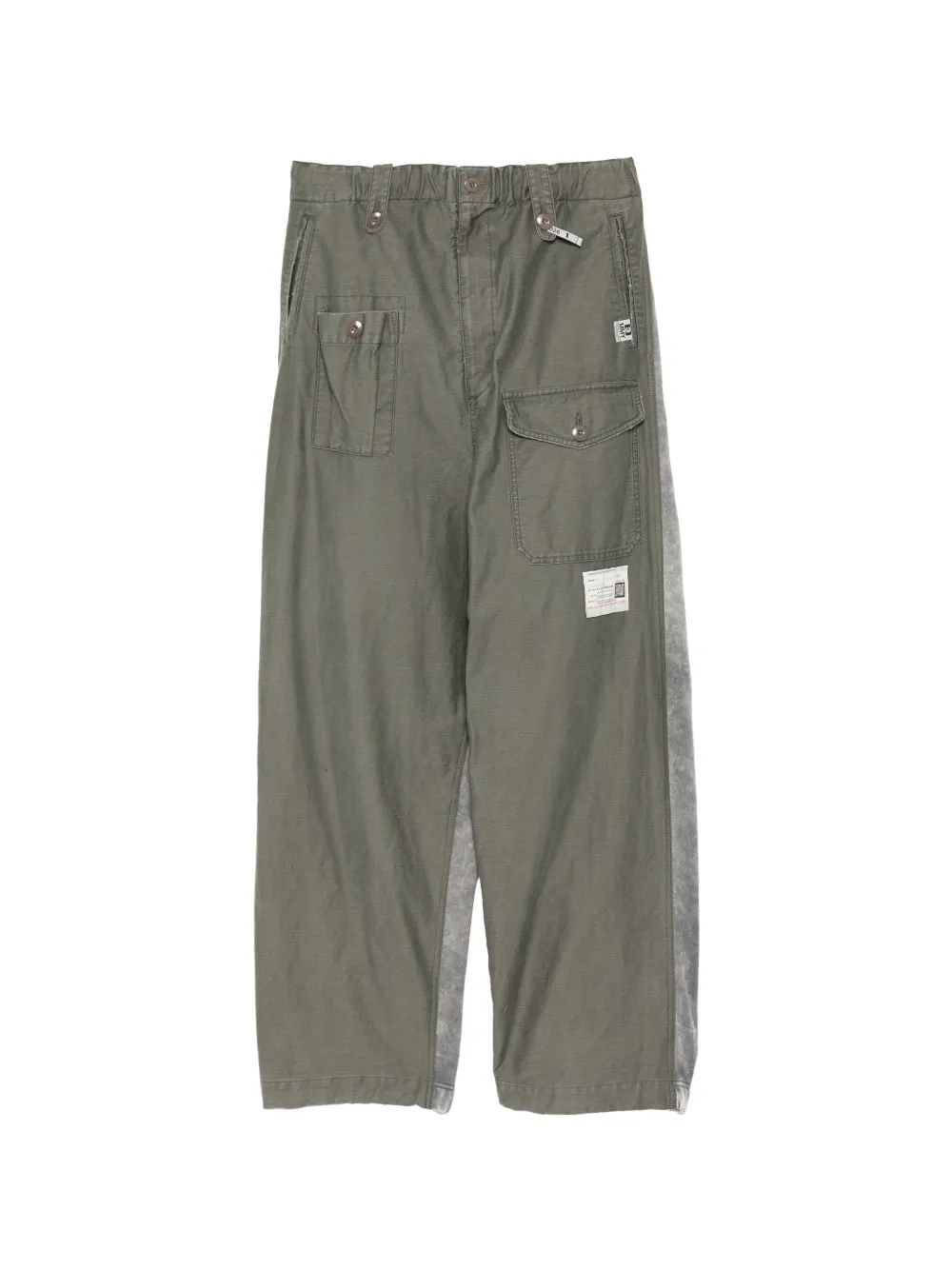 Maison MIHARA YASUHIRO patch-pocket cargo pants - Grigio