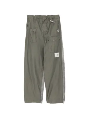 Junya Watanabe MAN ストライプ パンツ | グレー | FARFETCH JP