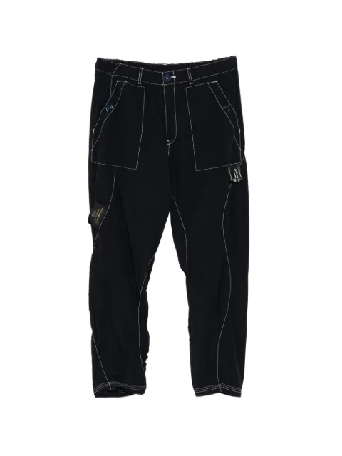 Undercover contrast-stitch cargo pants