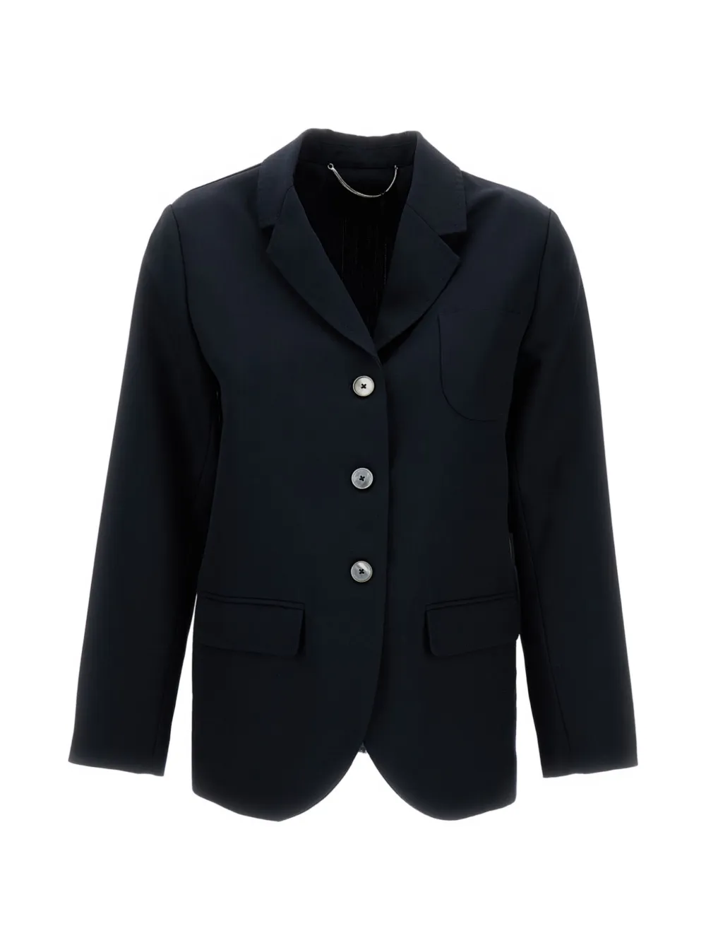 True Royal button notched jacket - Nero