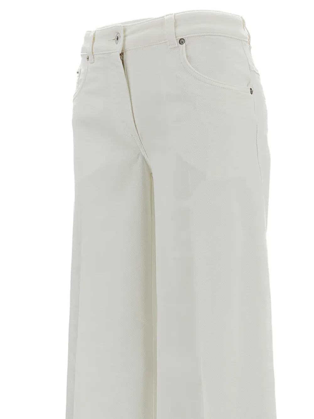 True Royal Broek met wijde pijpen Wit