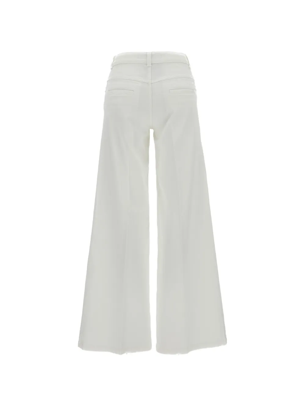 True Royal Broek met wijde pijpen Wit
