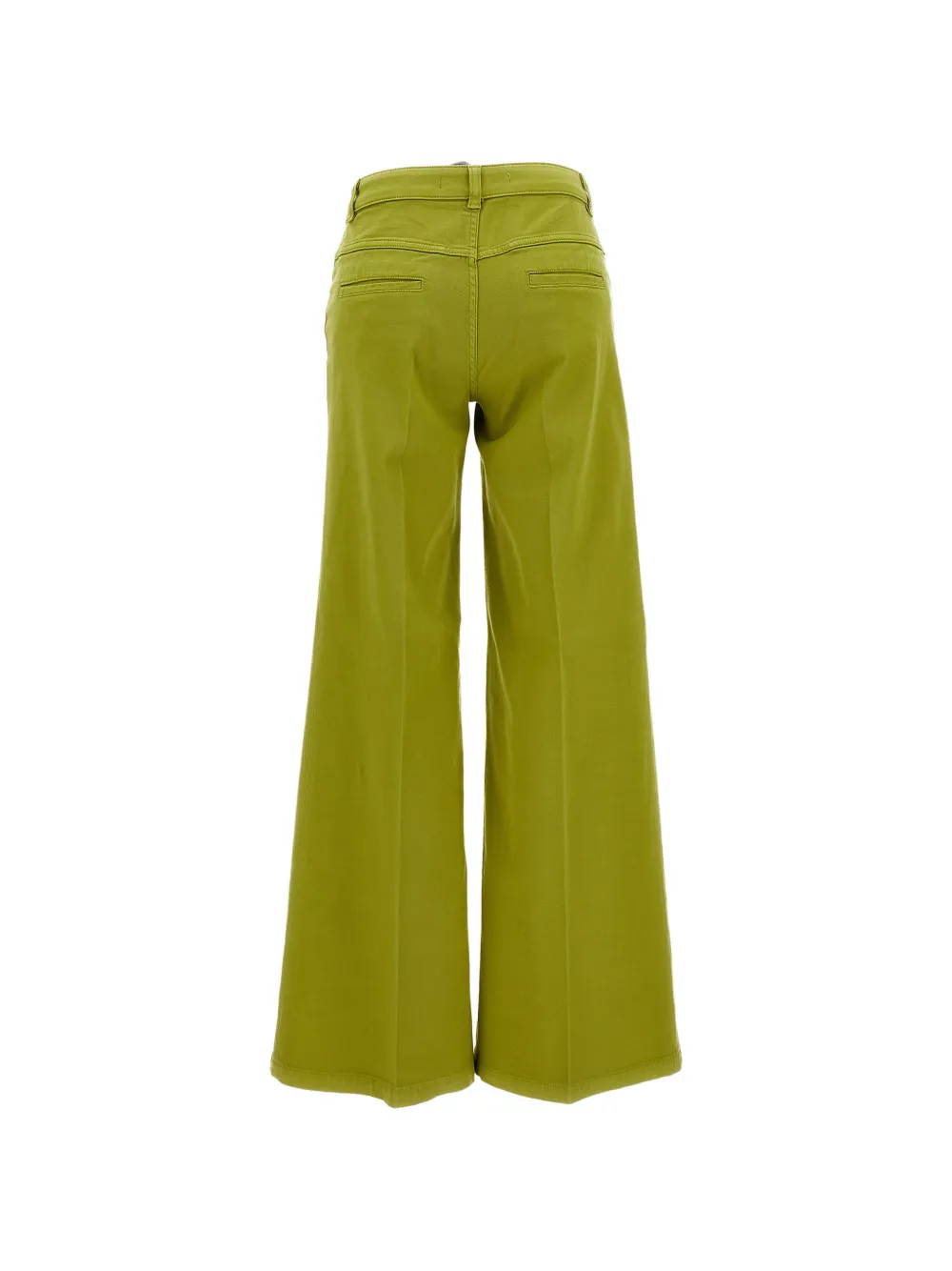 True Royal Broek met wijde pijpen Groen