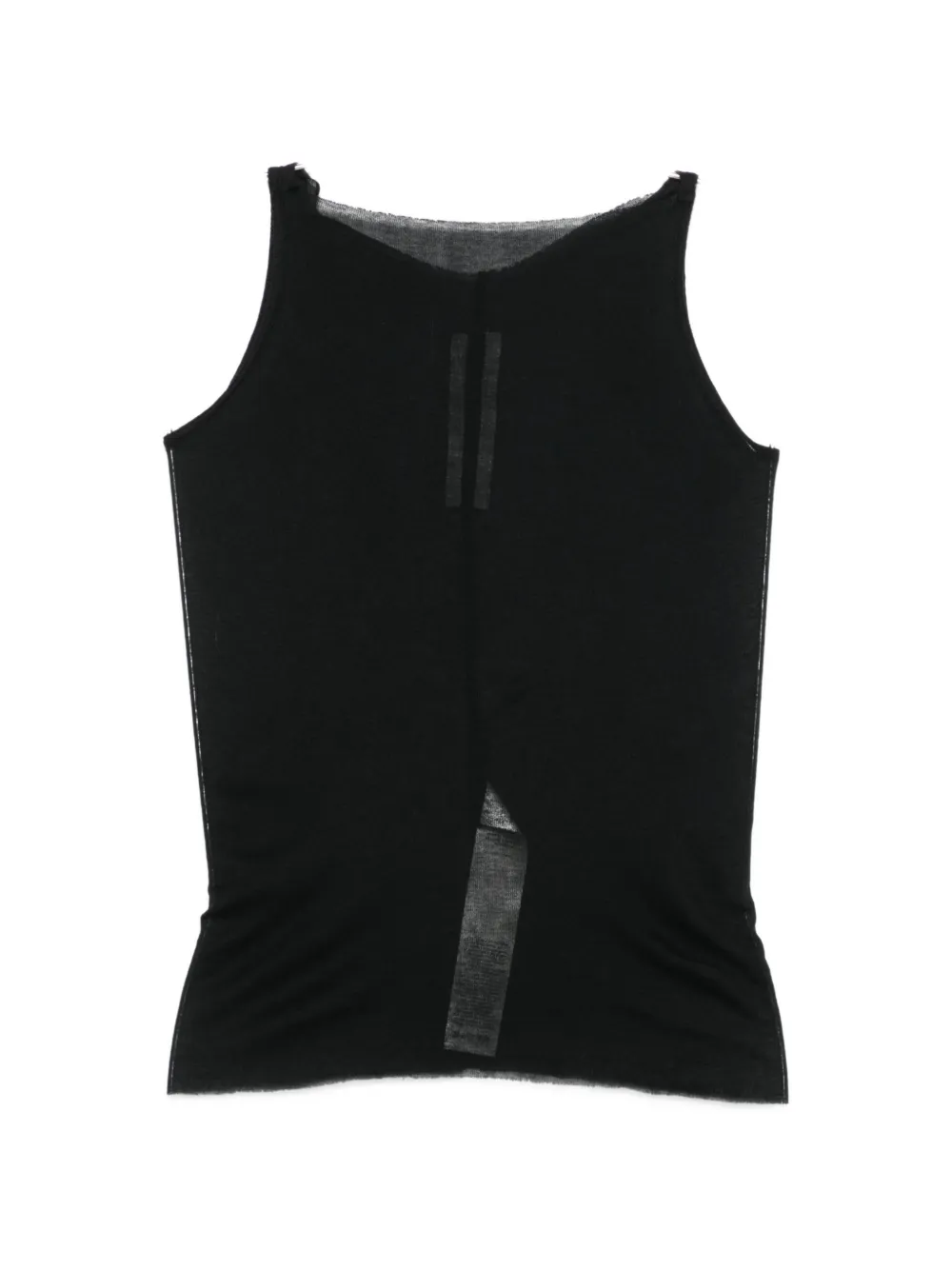 Rick Owens ribbed-knit tank top - Toni neutri