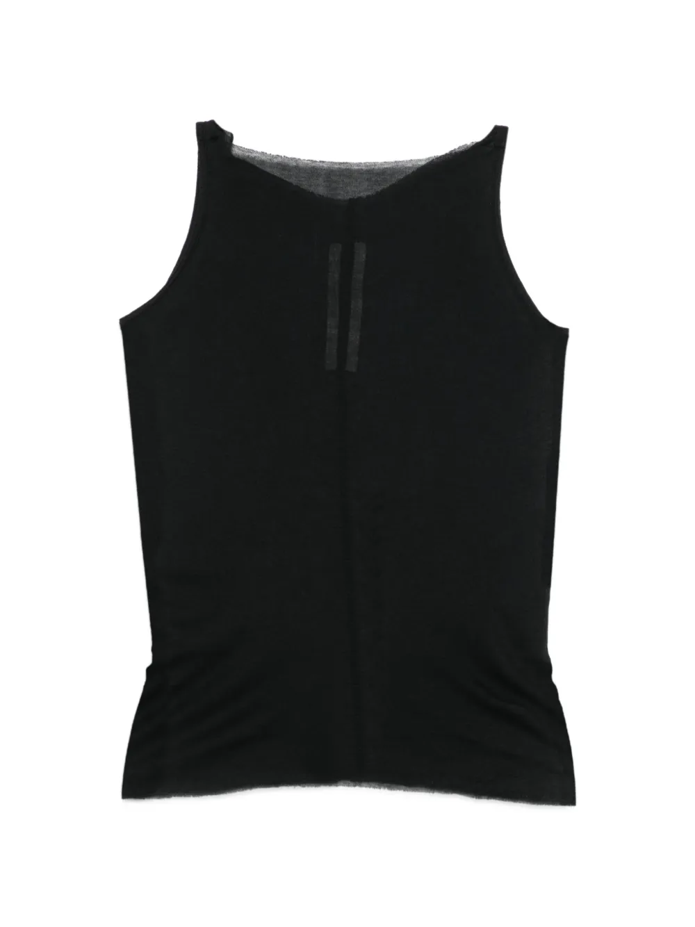 Rick Owens ribbed-knit tank top - Toni neutri