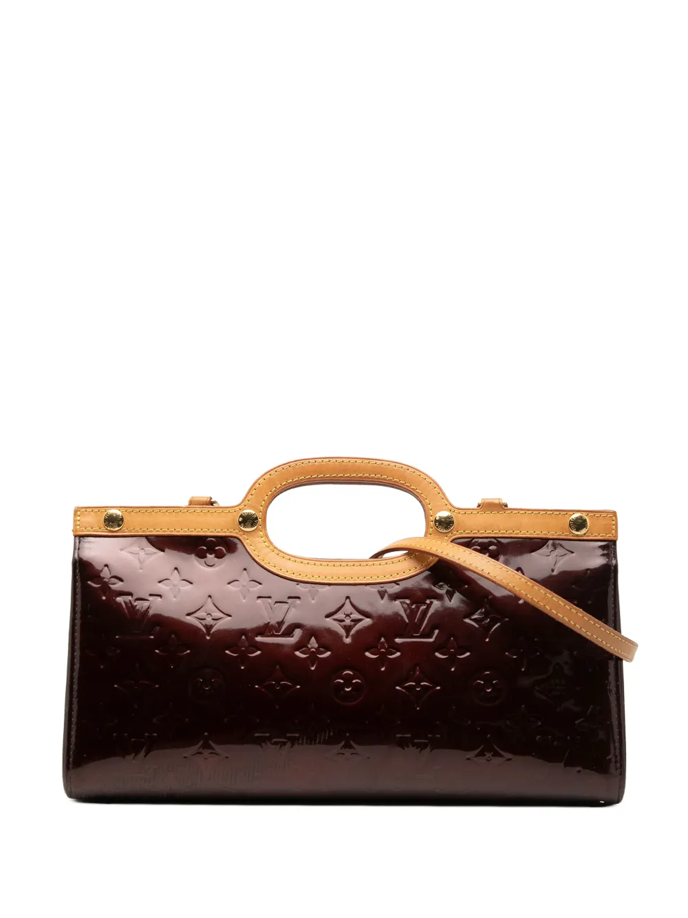 Louis Vuitton Pre-Owned 2009 Monogram Vernis Roxbury Drive satchel - Viola