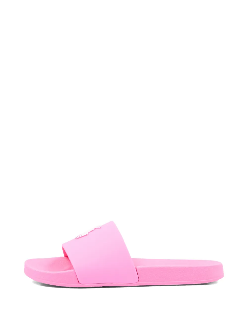 POLO RALPH LAUREN KIDS Slippers met ponydetail Roze