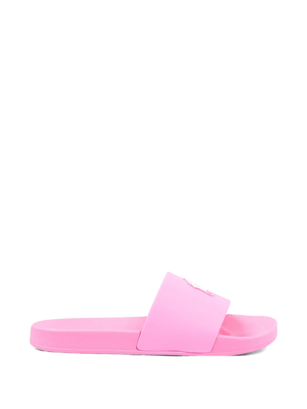 POLO RALPH LAUREN KIDS Slippers met ponydetail Roze