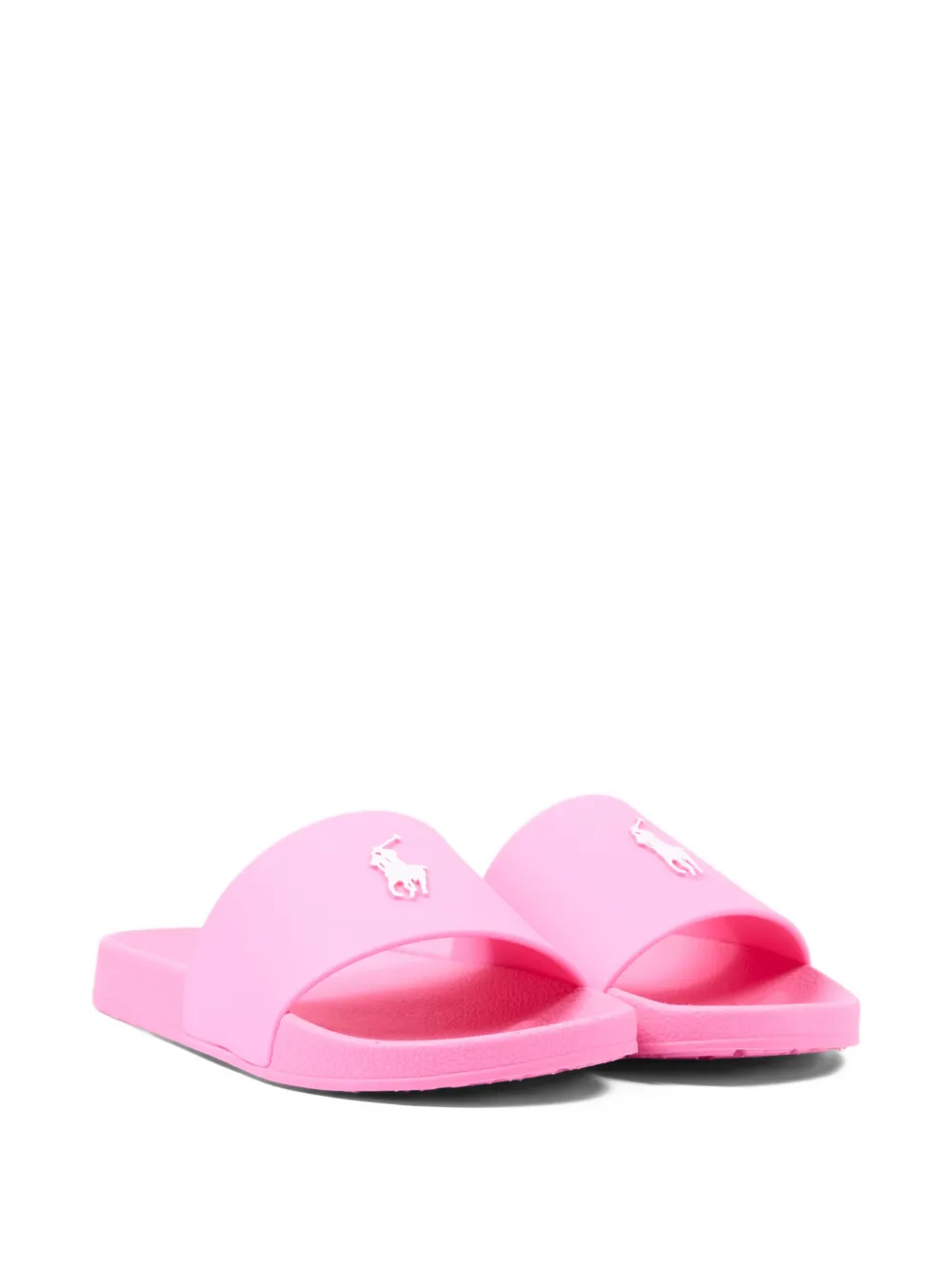 POLO RALPH LAUREN KIDS pony detail slides - Rosa
