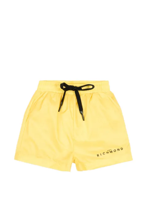 John Richmond Junior shorts de playa con detalle del logo