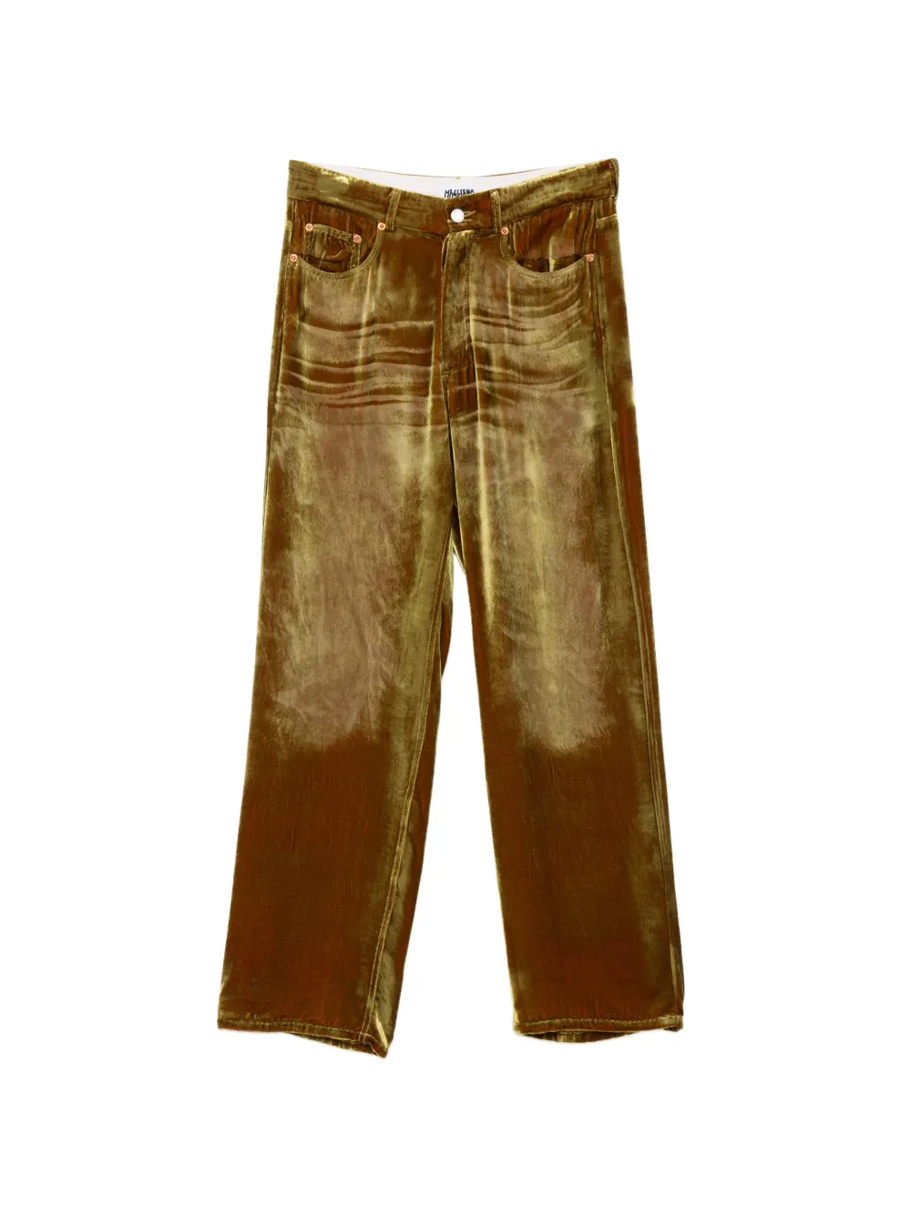 Magliano belt-loops trousers - Oro