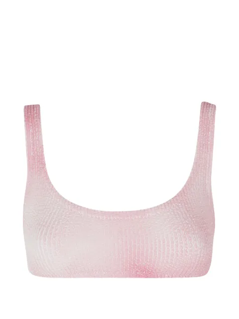 MC2 Saint Barth Naima crinkle-effect bikini top