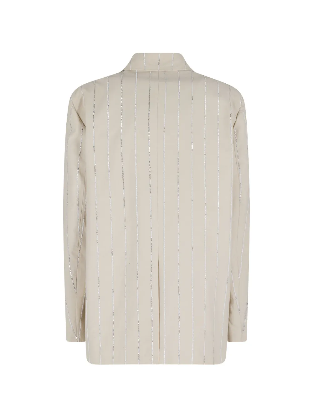 Isabelle Blanche Blazer verfraaid met pailletten Beige