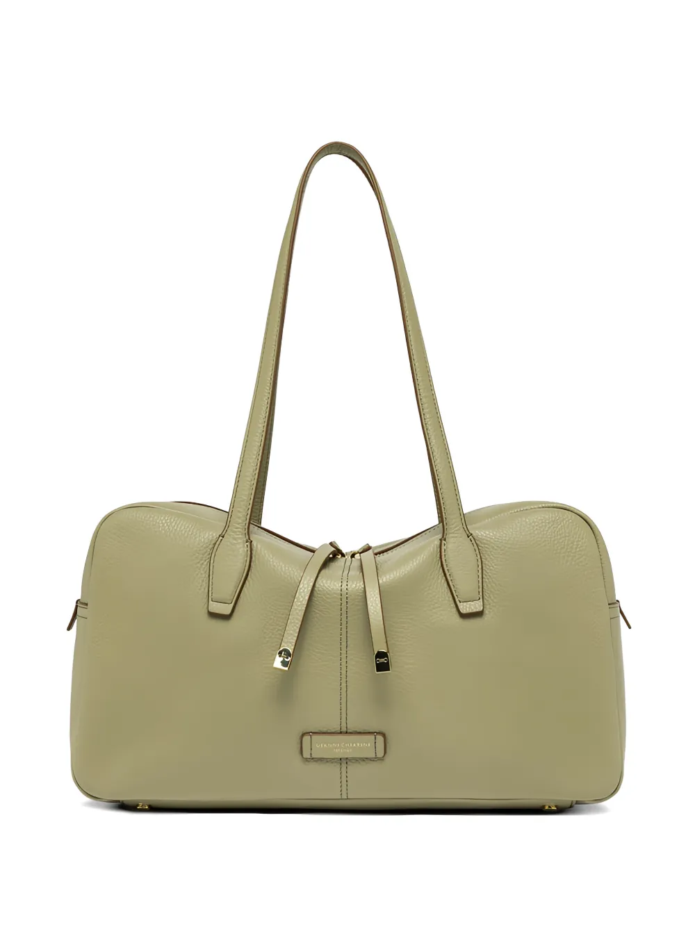 GIANNI CHIARINI Aryna grained leather tote bag - Verde