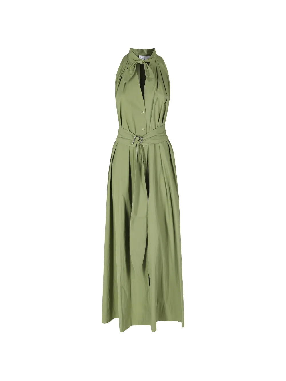 Isabelle Blanche belted maxi dress - Green