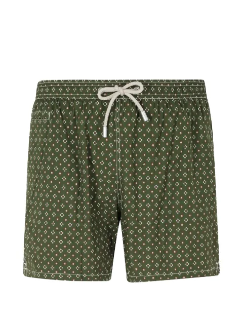 MC2 Saint Barth Lighting Micro geometric-print swim shorts