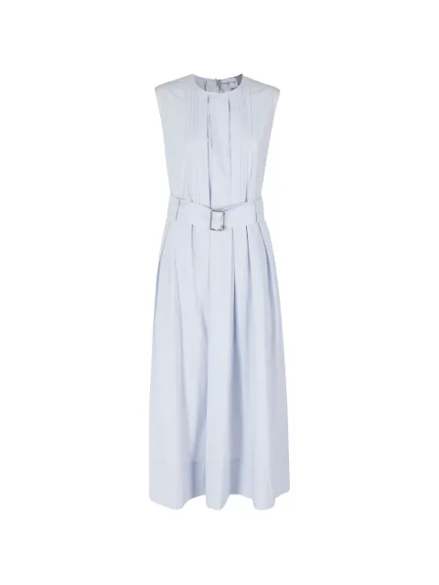 Isabelle Blanche Abito Cintura Celeste dress
