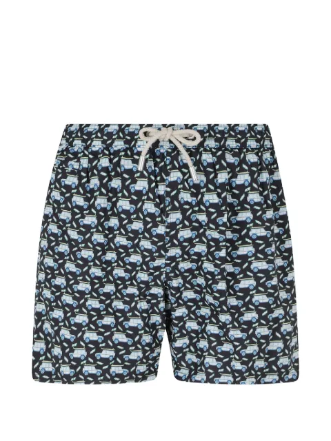 MC2 Saint Barth Lighting car-print swim shorts