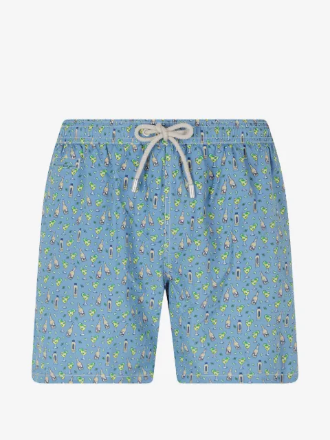 MC2 Saint Barth shorts de playa Lighting Micro con estampado de cocteles