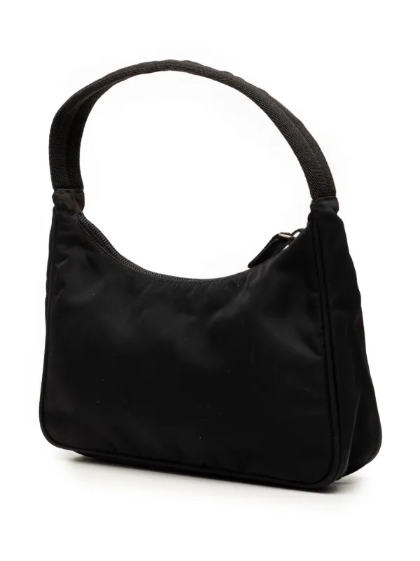 Prada Pre-Owned 2000-2012 Mini Tessuto Sport Shoulder Bag | Black