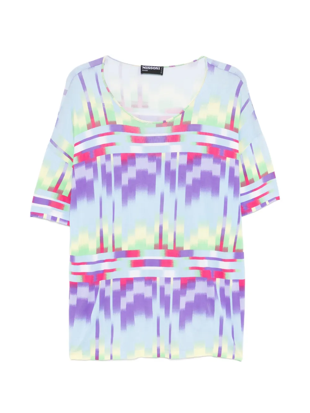 Missoni Pre-Owned 2000s geometric-print blouse - Viola