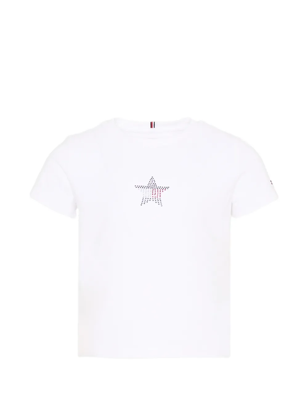 Tommy Hilfiger Junior star-flag T-shirt - Bianco