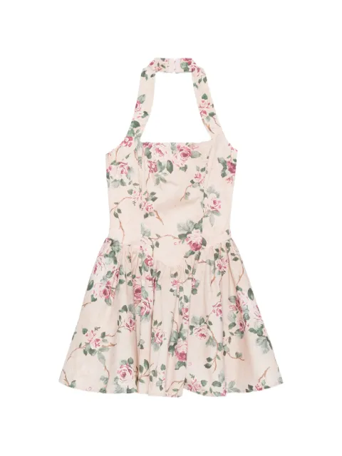 Aniye By floral-pattern midi dress