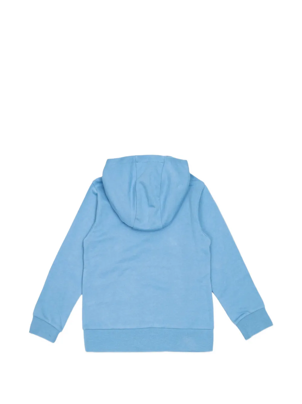 Moncler Enfant Hoodie met logoprint Blauw