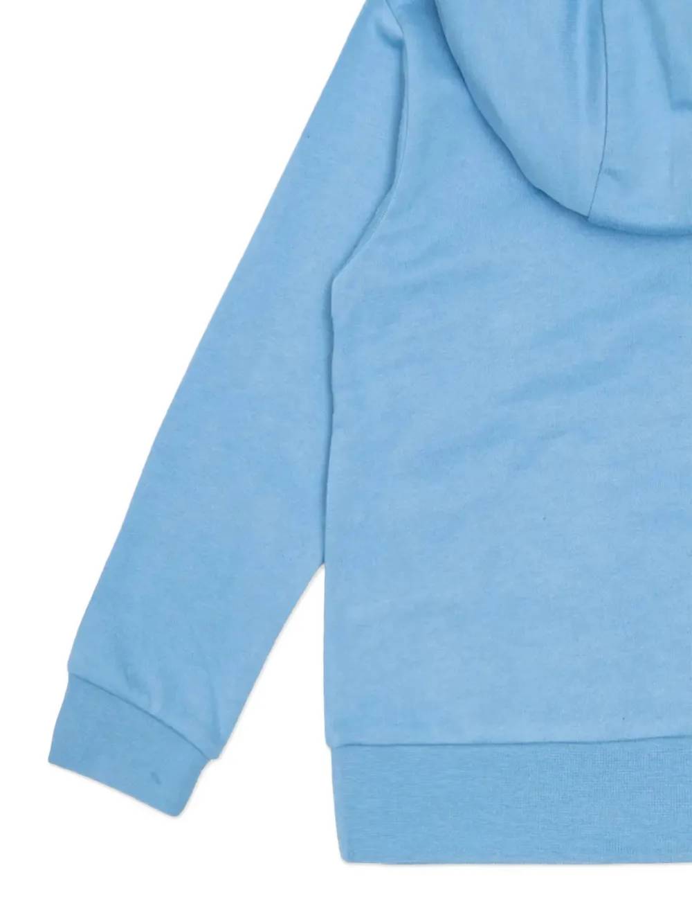 Moncler Enfant Hoodie met logoprint Blauw