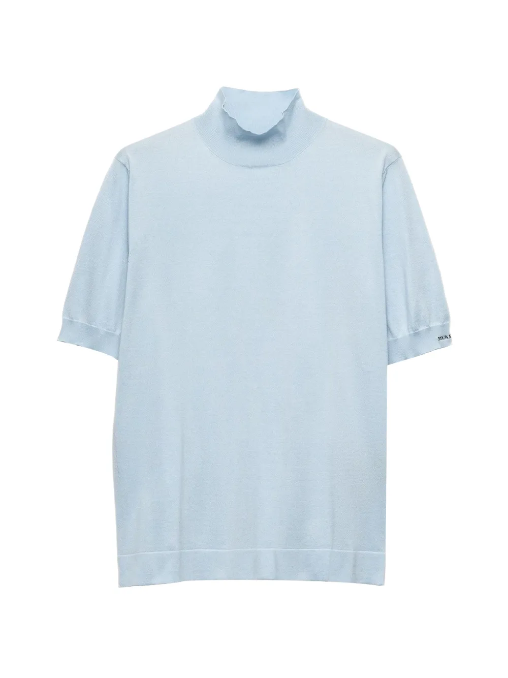 Prada short-sleeved knitted T-shirt - Blu