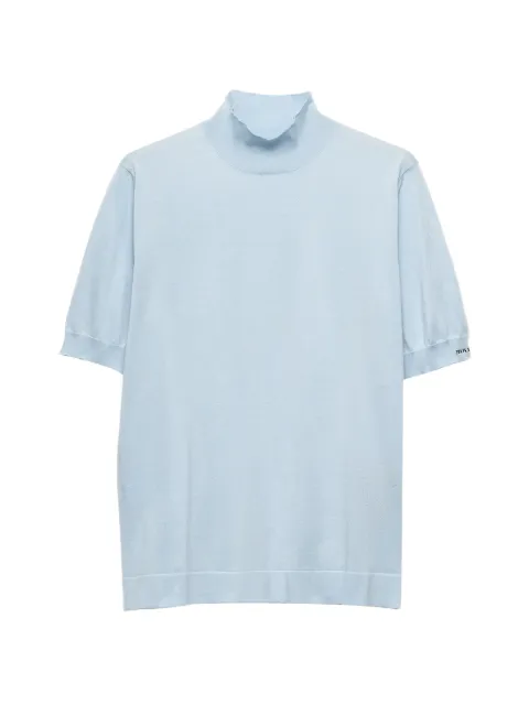 Prada short-sleeved knitted T-shirt