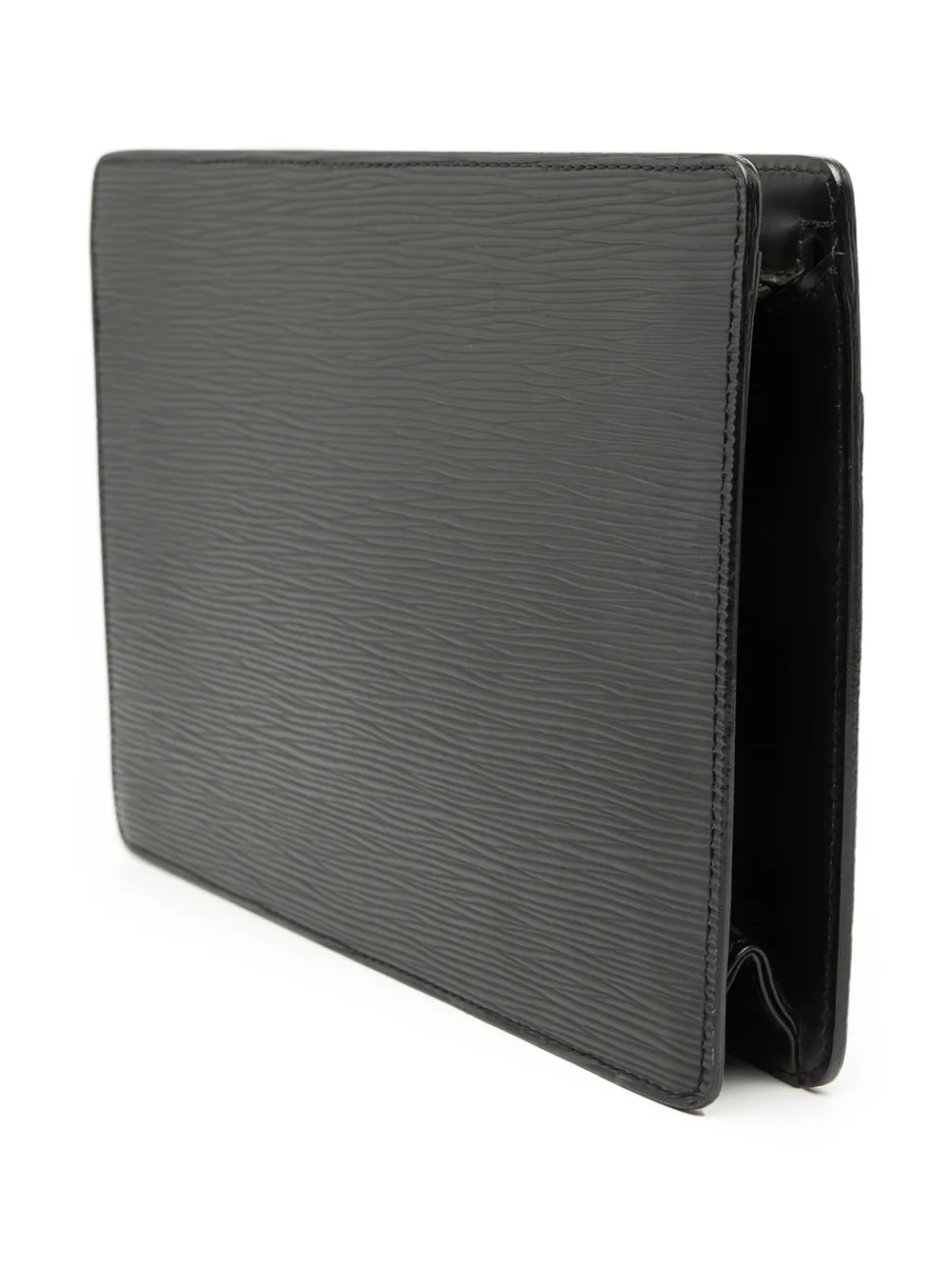  Louis Vuitton Pre-owned 2012 Epi Pochette Homme Clutch Bag - Black 
