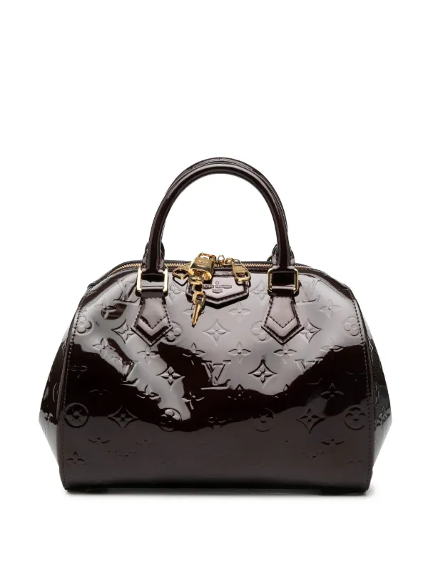 Louis Vuitton Pre-owned 2013 Monogram Vernis Montana Satchel in Purple