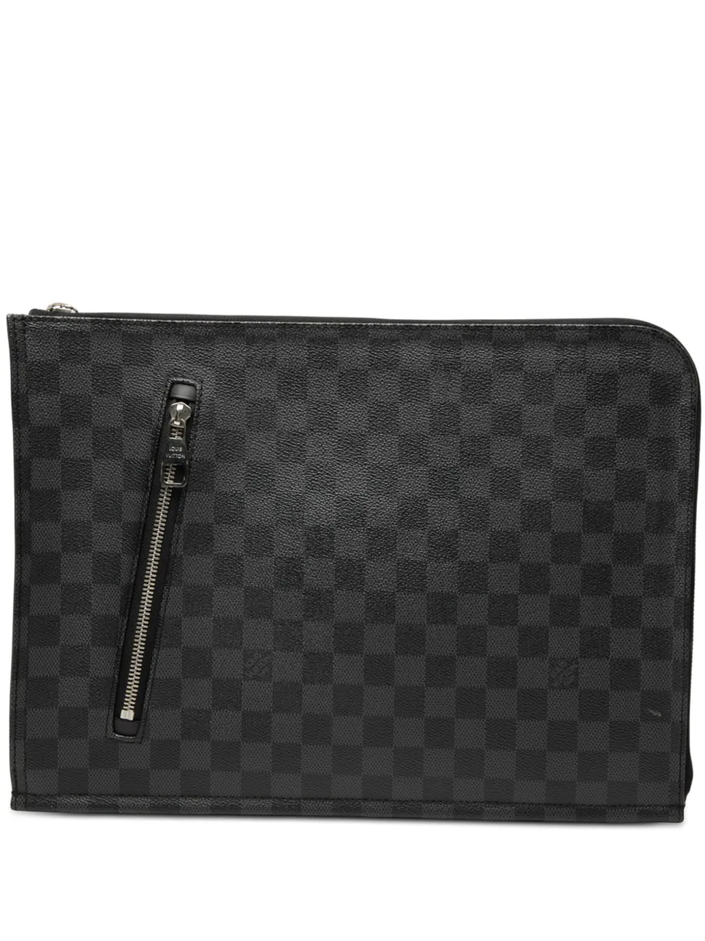 Louis Vuitton Pre-Owned 2012 Damier Graphite Poche Documents Portfolio clutch bag - Nero