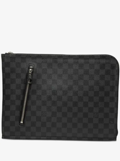Louis Vuitton Pre-Owned pochette Damier Graphite Poche-Documents Portfolio (2012)