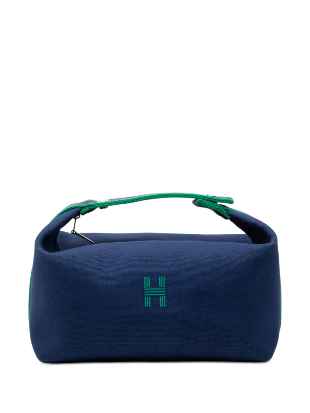 Hermès Pre-Owned 2010-2025 Large Toile Bride A Brac Case vanity bag - Blau