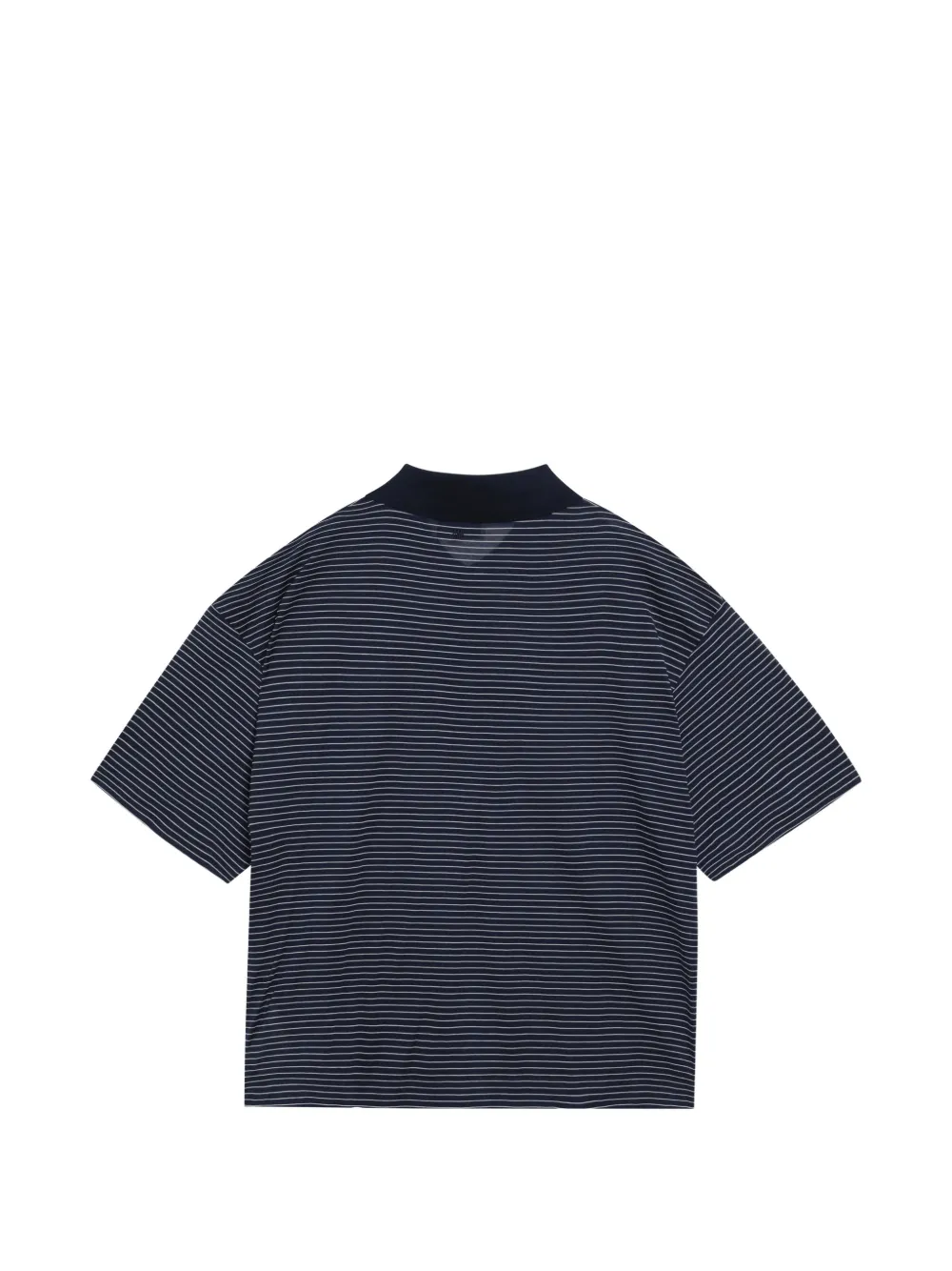 AMI Paris Ami de Coeur gestreept poloshirt Blauw