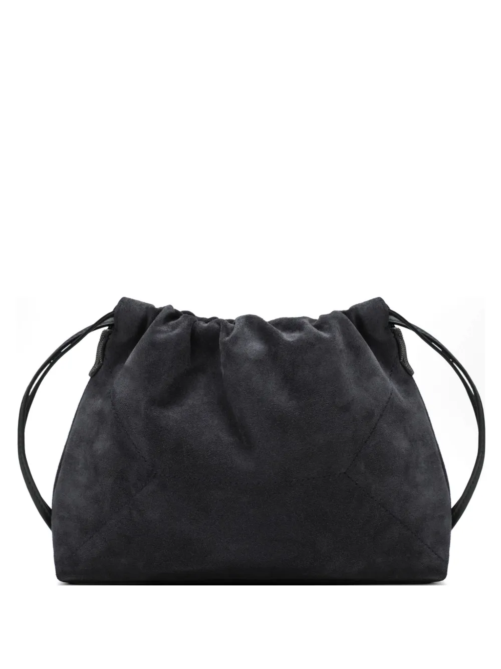 Brunello Cucinelli Beuteltasche aus Leder - Grau