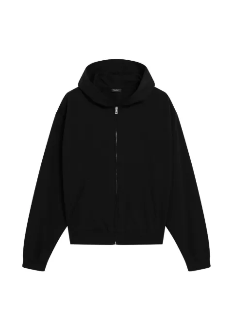 Gucci cashmere-blend zip jacket with print