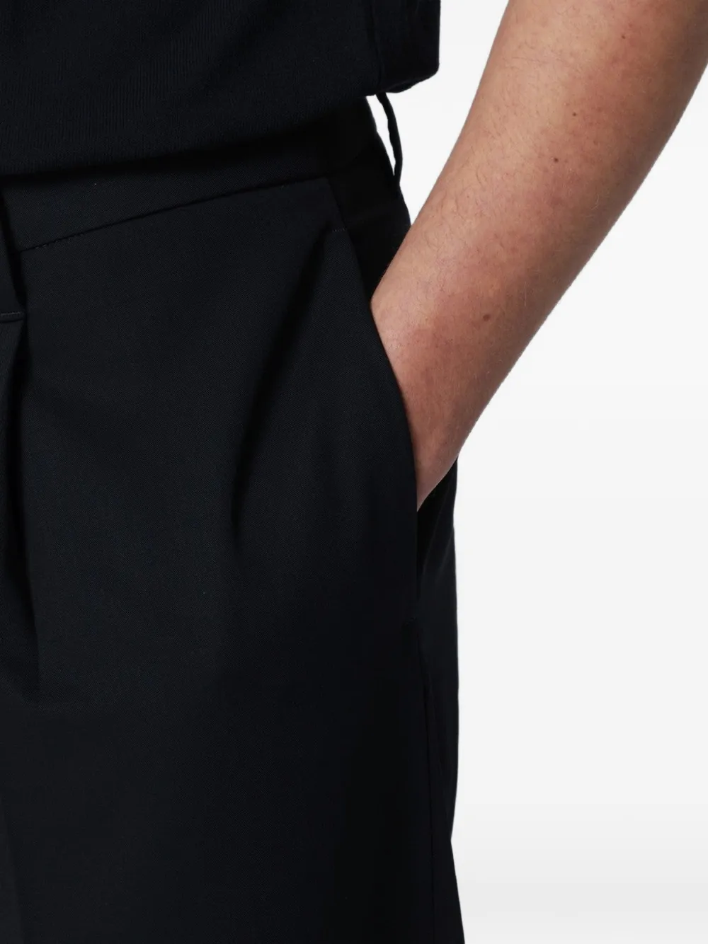 Lardini Straight plooibroek Blauw