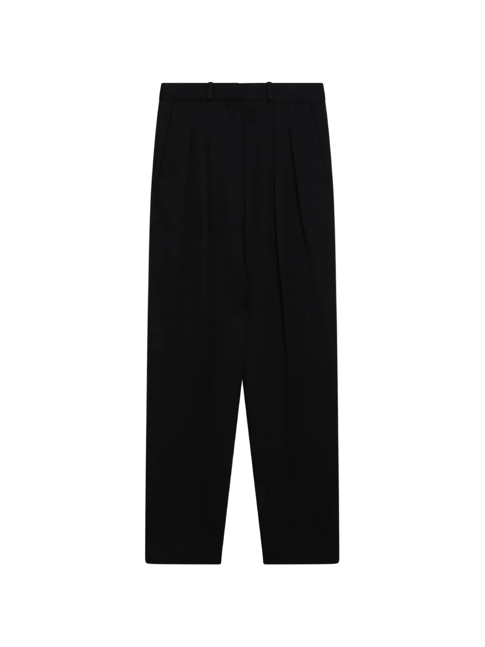 LouLou de Saison Pantaloni sartoriali con pieghe - Nero